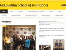 Tablet Screenshot of mcloughlinschool.com